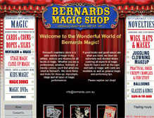 Tablet Screenshot of bernards.com.au